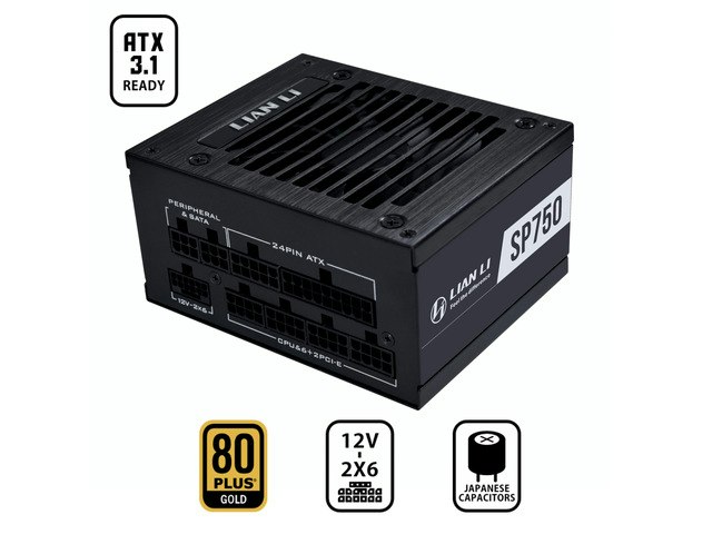 Lian Li SP750 V2 750W SFX Gold Power Supply: $139.99 Lian Li SP750 V2 750W SFX Gold Power Supply: $139.99