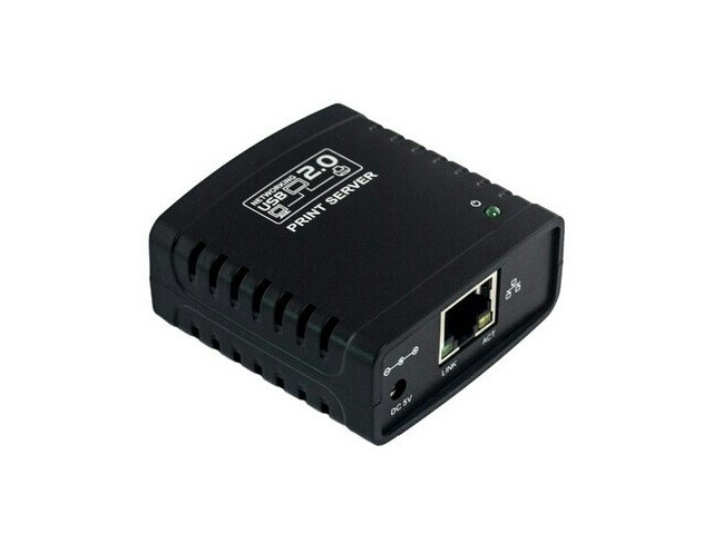 Tekit USB 2.0 Network Print Server Hub: $34.97