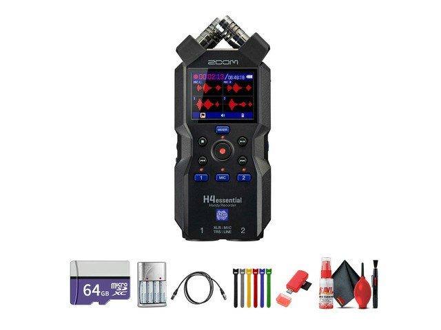 Zoom H4essential 4-Track 32-Bit Float Portable Audio Recorder: $368.99 Zoom H4essential 4-Track 32-Bit Float Portable Audio Recorder: $368.99