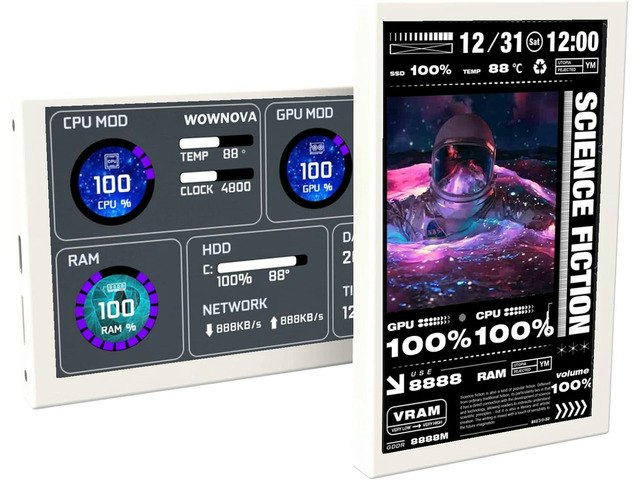 5-Inch PC Temperature Monitor Sensor Panel: $129.99 5-Inch PC Temperature Monitor Sensor Panel: $129.99