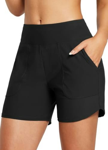 Baleaf Women's 5" Swim Board Shorts: $18.99 Baleaf Women's 5" Swim Board Shorts: $18.99