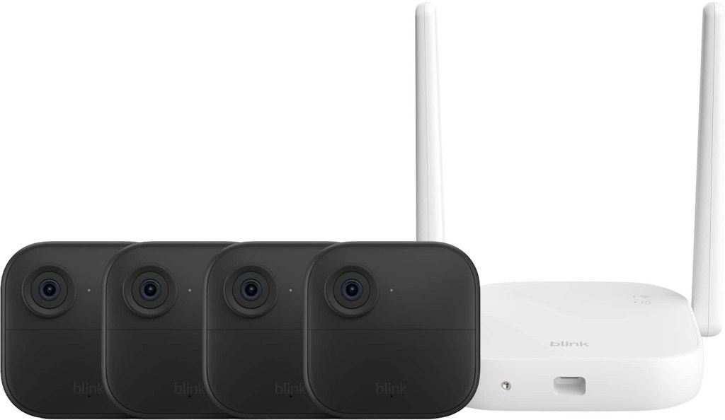 Blink Outdoor XR+ 4-Camera Security System: $349.99 Blink Outdoor XR+ 4-Camera Security System: $349.99