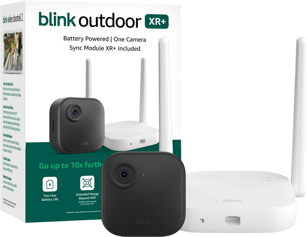 Blink Outdoor XR+ 1-Camera Security System: $119.99 Blink Outdoor XR+ 1-Camera Security System: $119.99