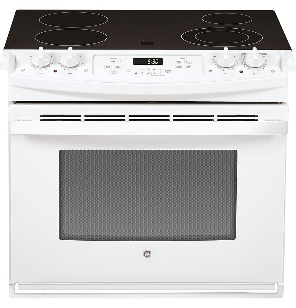 GE 32-Inch 4.4 Cubic-Foot Self-Cleaning Drop-In Electric Range: $1,889.99 GE 32-Inch 4.4 Cubic-Foot Self-Cleaning Drop-In Electric Range: $1,889.99