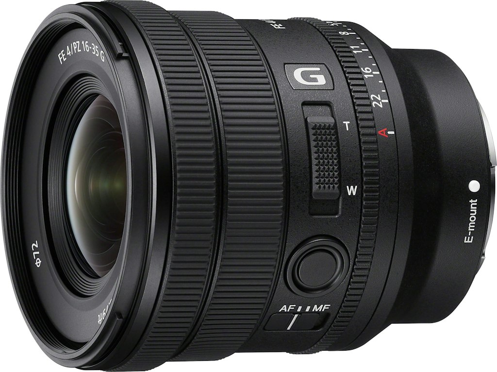Sony Alpha FE PZ 16-35mm f/4 G Full-Frame Power Zoom Lens: $1,299.99