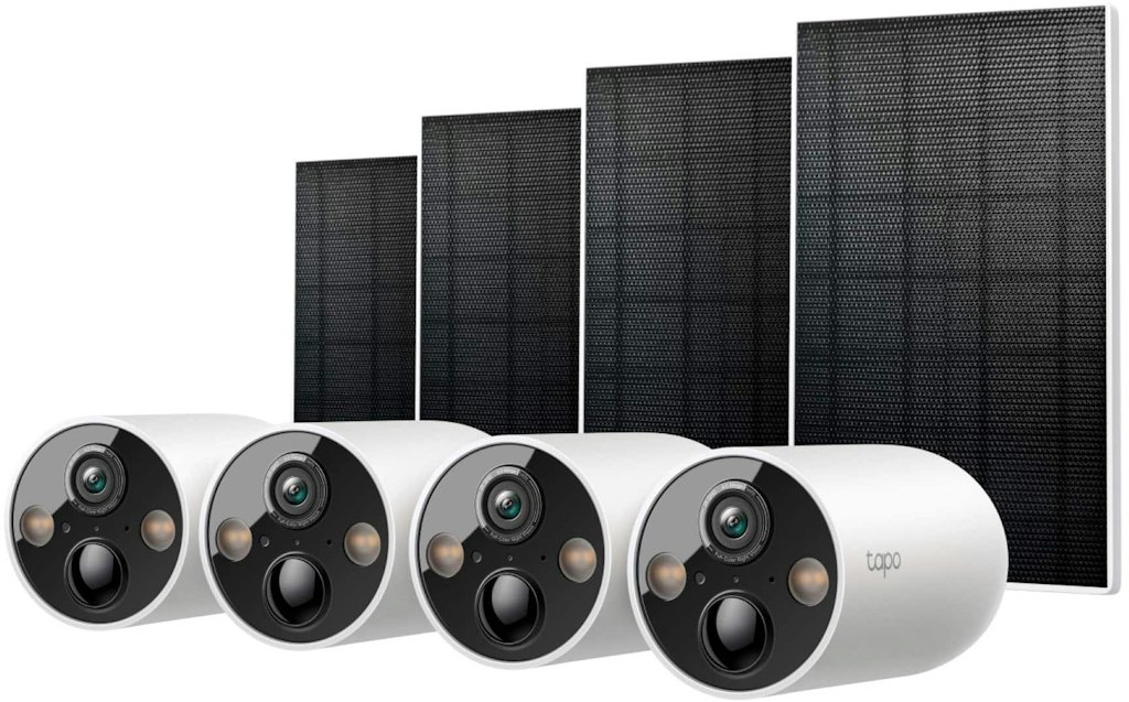 Tapo 2K Solar-Powered Wireless Security Camera 4-Pack: $449.99
