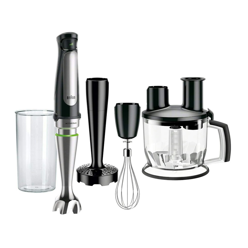 Braun MultiQuick 500W Hand Blender with Whisk, Masher, and Food Processor: $169.95