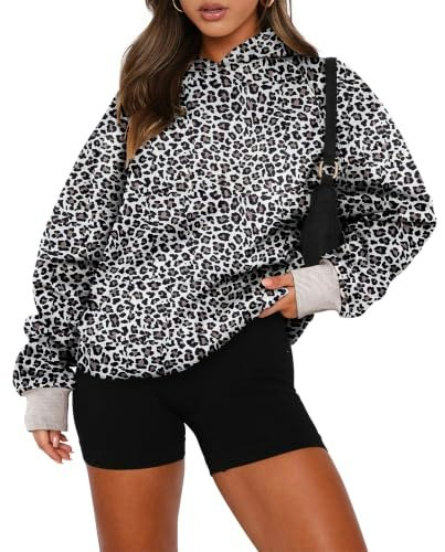 Onlypuff Women's Leopard Print Hooded Sweatshirt: $28.78 Onlypuff Women's Leopard Print Hooded Sweatshirt: $28.78