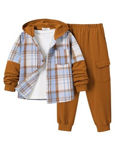 Edftm Boys 2-Piece Fleece Hoodie and Sweatpants Set: $15.99 Edftm Boys 2-Piece Fleece Hoodie and Sweatpants Set: $15.99