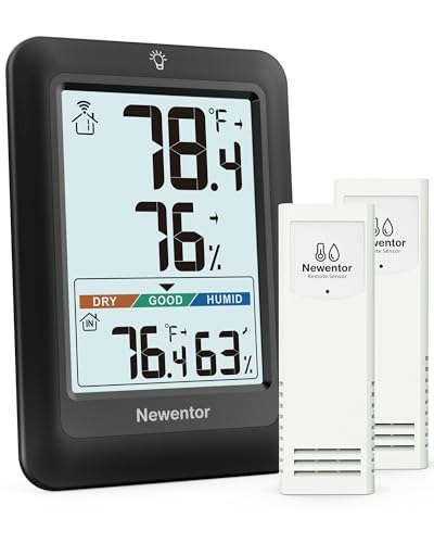 Newentor Wireless Indoor Outdoor Thermometer: $21.24 Newentor Wireless Indoor Outdoor Thermometer: $21.24