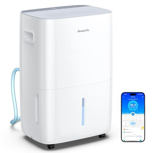 GoveeLife 4,500-Square-Foot 137-Pint Dehumidifier: $179.99 GoveeLife 4,500-Square-Foot 137-Pint Dehumidifier: $179.99