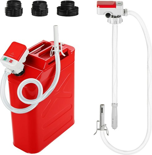 Kemimoto Battery Powered Portable Fuel Transfer Pump w/ 35" Hose for $20 + free shipping w/ Prime
