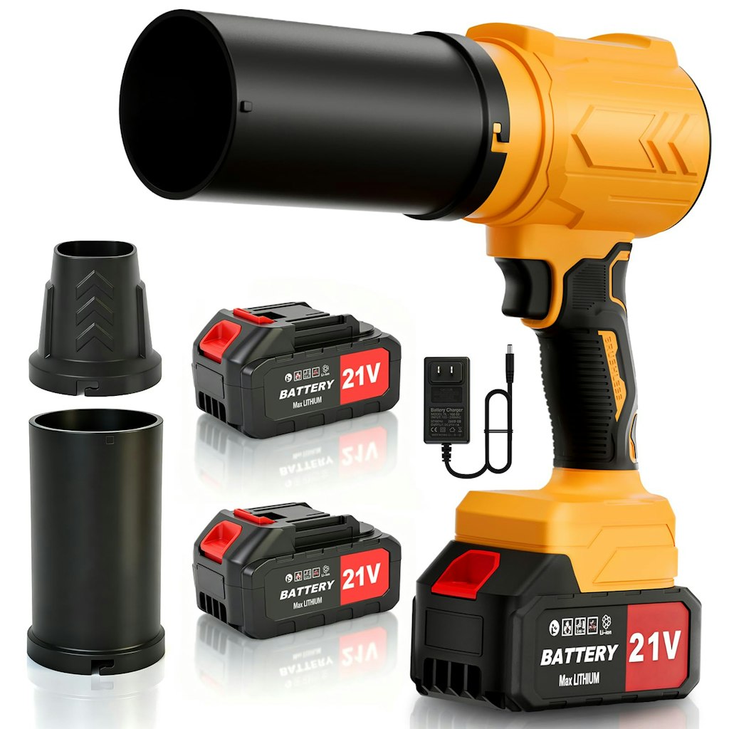 Raxone Cordless Electric Leaf Blower w/ Battery & Charger: $59