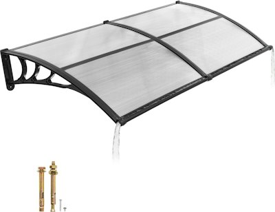 Vevor 38" x 78" Polycarbonate Door Awning for $62 + free shipping