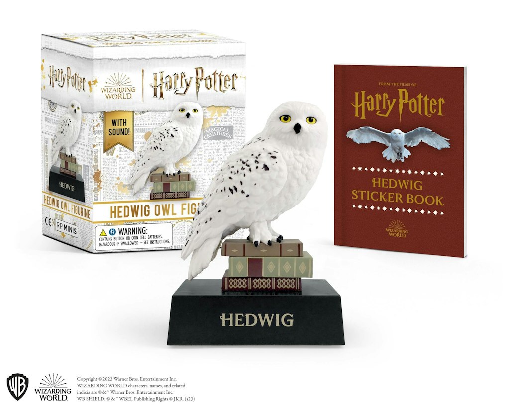 Harry Potter Hedwig Owl Figurine w/ Sound RP Minis Book: $6.49 w/ Prime