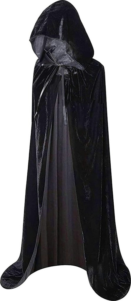 Maklulu Hooded Long Velvet Cloak Cape Costume: $9.99