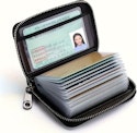 RFID Blocking Zipper Wallet for $2 + free shipping w/ $25