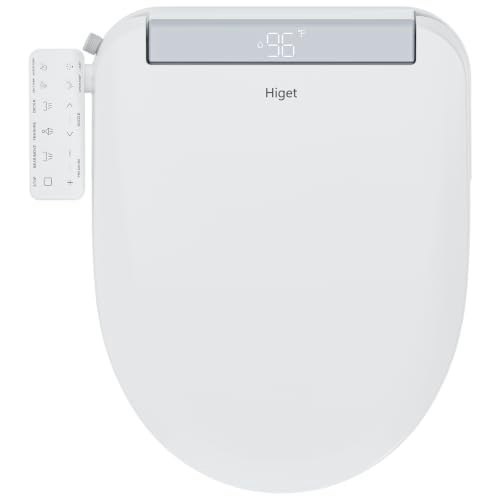 Higet Heated Elongated Bidet Toilet Seat: $125.39