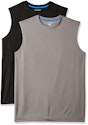 Amazon Essentials Men's Active Performance Tech Top 2-Pack for from $5.01 via Sub. & Save + free shipping w/ Prime