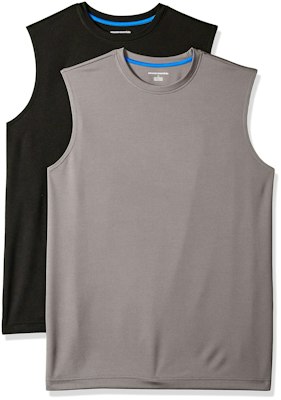Amazon Essentials Men's Active Performance Tech Top 2-Pack for from $5.01 via Sub. & Save + free shipping w/ Prime