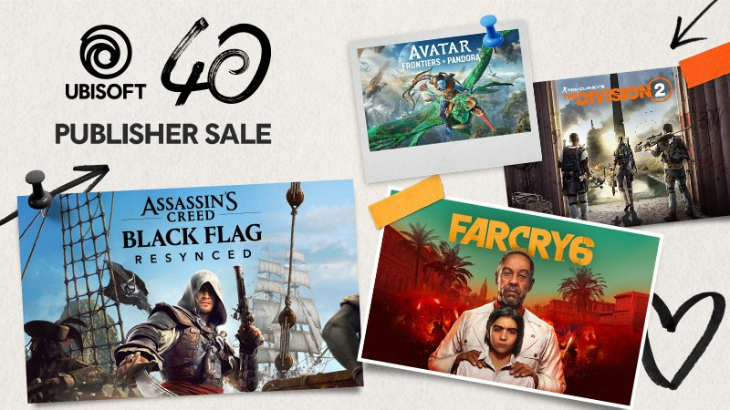 Steam Ubisoft 40th Anniversary Sale: Up to 95% off Steam Ubisoft 40th Anniversary Sale: Up to 95% off