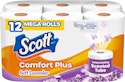 Scott ComfortPlus Scented Tube Toilet Paper Mega Roll 12-Pack for $5.40 via Sub. & Save + free shipping w/ Prime