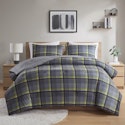 Mainstays 3-Piece Western Plaid King Comforter Set for $19 + free shipping w/ $35