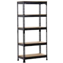 Alden Design 5-Tier Adjustable Steel Storage Shelf Unit for $29 + free shipping w/ $35