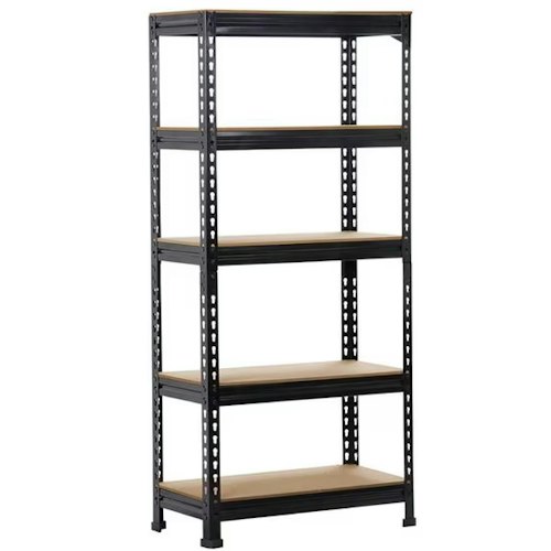 Alden Design 5-Tier Adjustable Steel Storage Shelf Unit for $29 + free shipping w/ $35