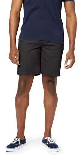 Dockers Men's Straight Fit Stretch Twill Shorts for from $8 + free shipping w/ $35