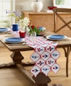 Elrene Red White & Cute 14" x 70" Table Runner for $17 + free shipping w/ $39