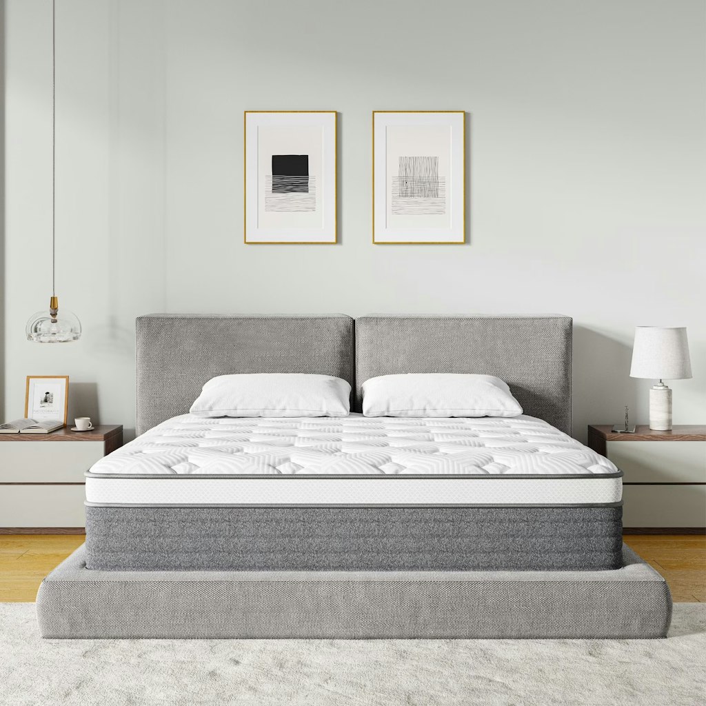 EgoHome StarryRest 12" Queen Hybrid Mattress: $154