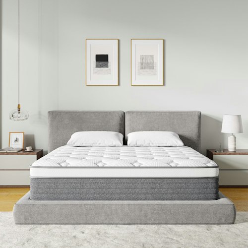 EgoHome StarryRest 12" Queen Hybrid Mattress for $154 + free shipping