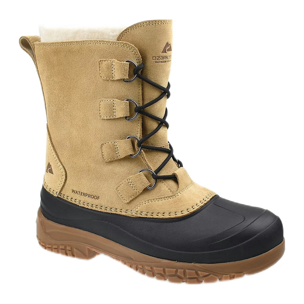 Ozark Trail Men's Waterproof Leather Snow Boots: $21