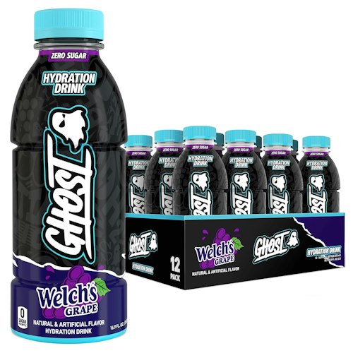 Ghost Zero Sugar 16.9-oz. Hydration Drink 12 Pack for $14 via Sub & Save + free shipping w/ Prime