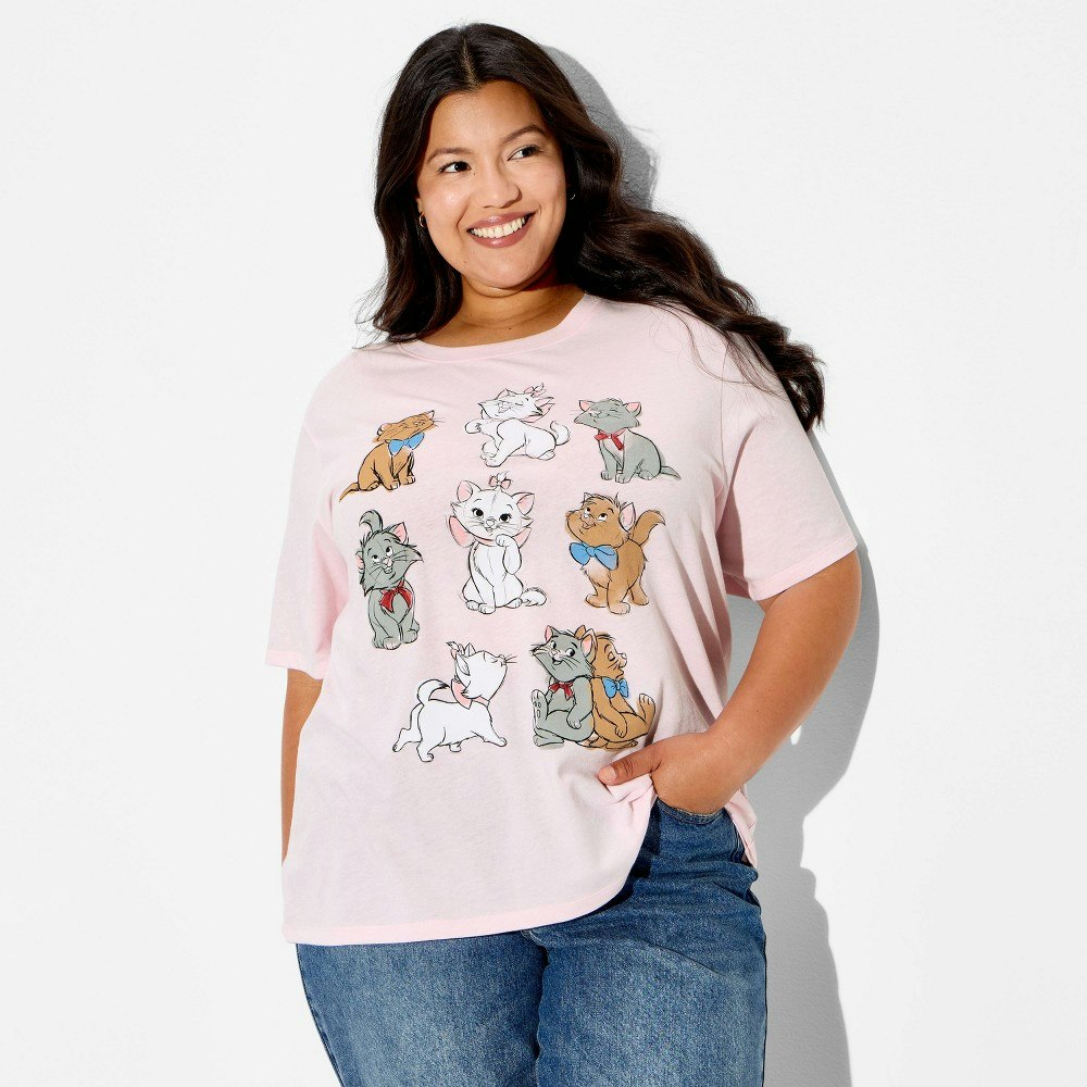 Women's Aristocats Short Sleeve Graphic T-Shirt: $12 Women's Aristocats Short Sleeve Graphic T-Shirt: $12