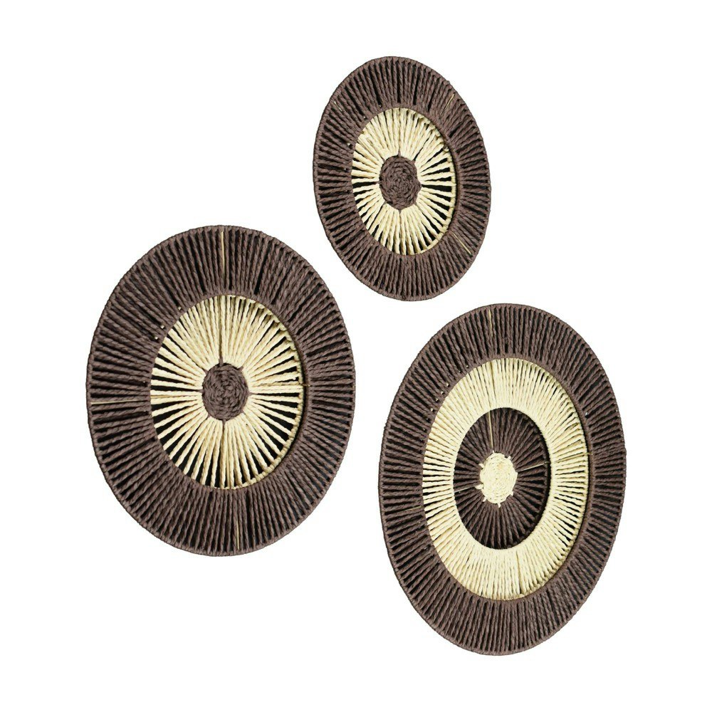 American Art Decor Paper Rope Wall Decor 3-Piece Set: $44.99 American Art Decor Paper Rope Wall Decor 3-Piece Set: $44.99