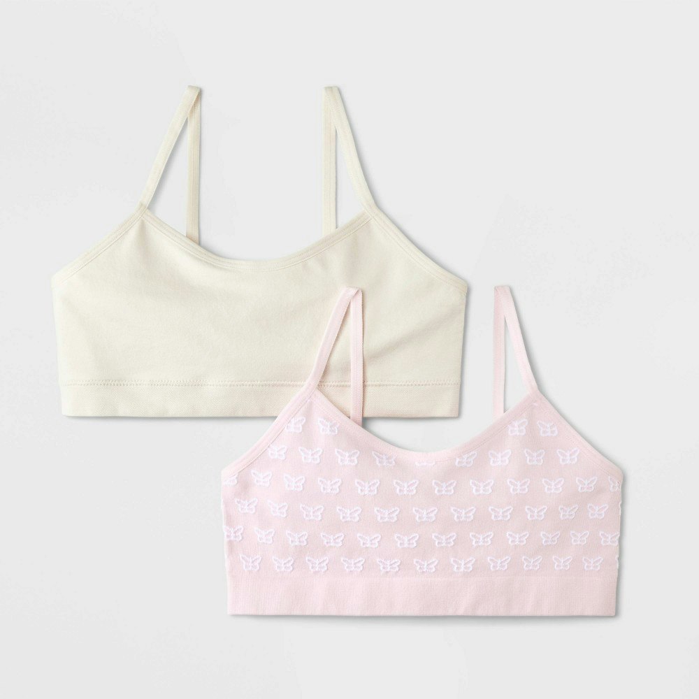 Cat & Jack Girls' Seamless Bralette 2-Pack: $10 Cat & Jack Girls' Seamless Bralette 2-Pack: $10