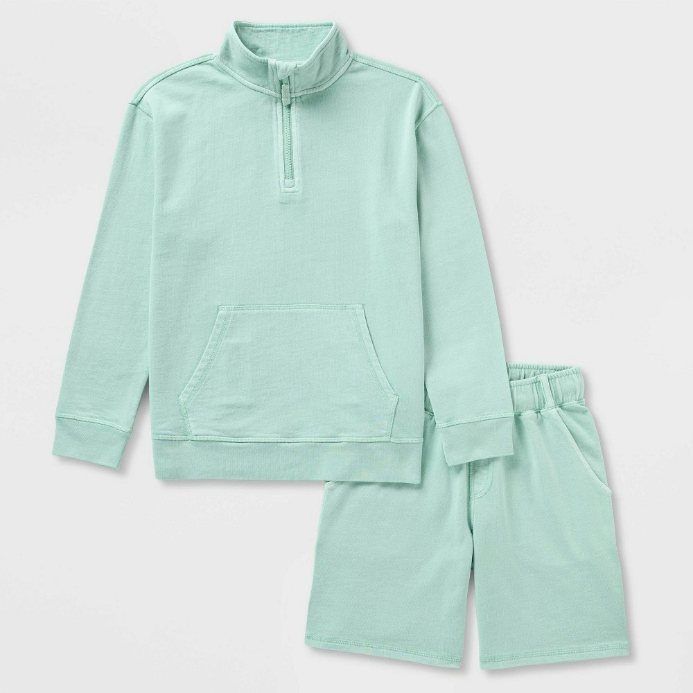 Cat & Jack Boys' Adaptive French Terry Shorts Set: $30 Cat & Jack Boys' Adaptive French Terry Shorts Set: $30