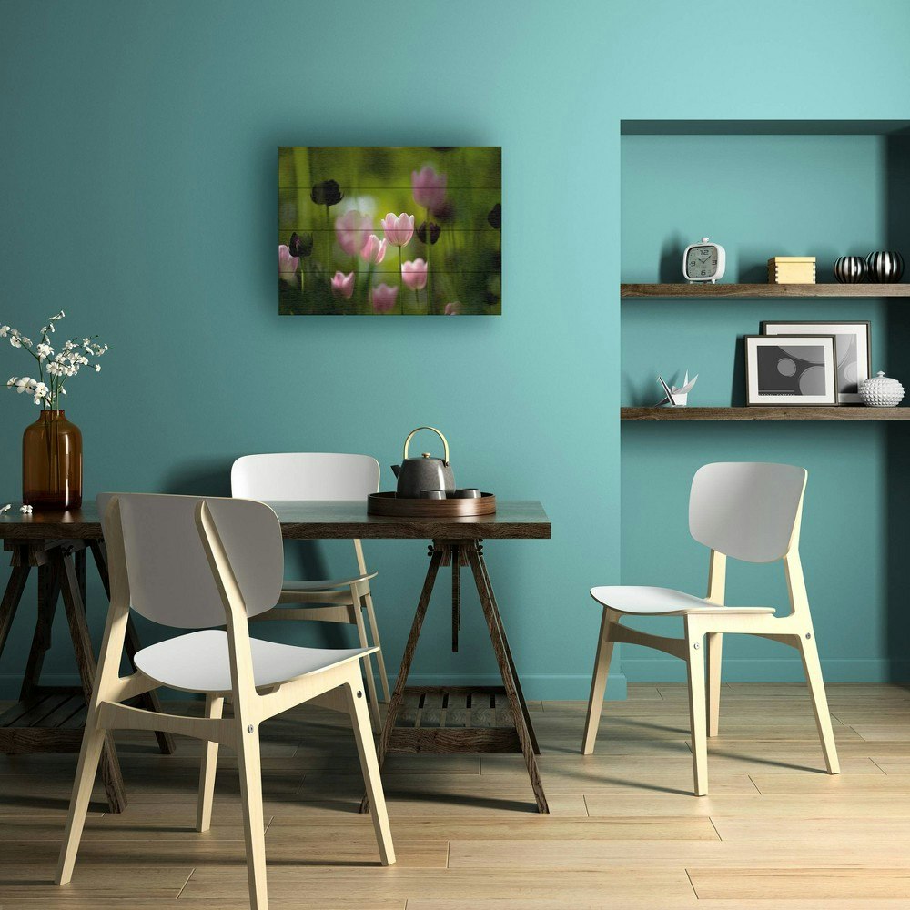 Trademark Fine Art 12"x16" Kondou Kazumasa Tulips Wood Slat Wall Art: $35.99 Trademark Fine Art 12"x16" Kondou Kazumasa Tulips Wood Slat Wall Art: $35.99