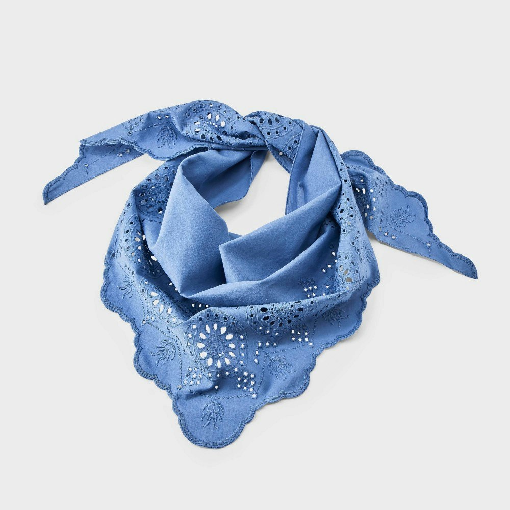 Universal Thread Eyelet Scallop Edge Triangle Scarf: $15 Universal Thread Eyelet Scallop Edge Triangle Scarf: $15