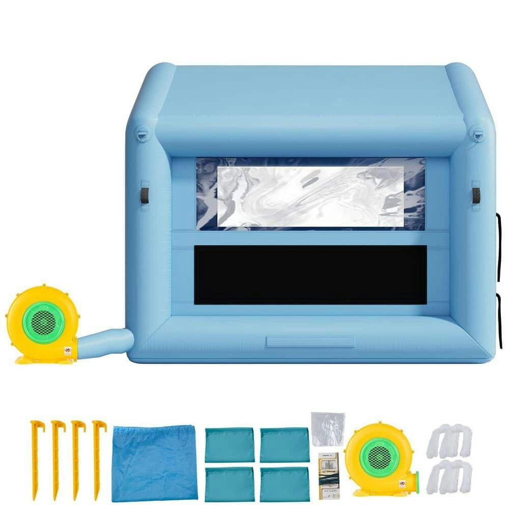 9.8x8.2x8.2-Foot Inflatable Paint Booth with 550W Blower: $202.99