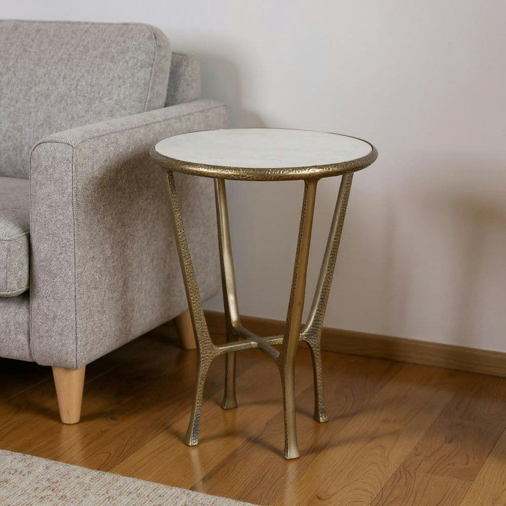 16-Inch Round Marble End Table: $528.90 16-Inch Round Marble End Table: $528.90