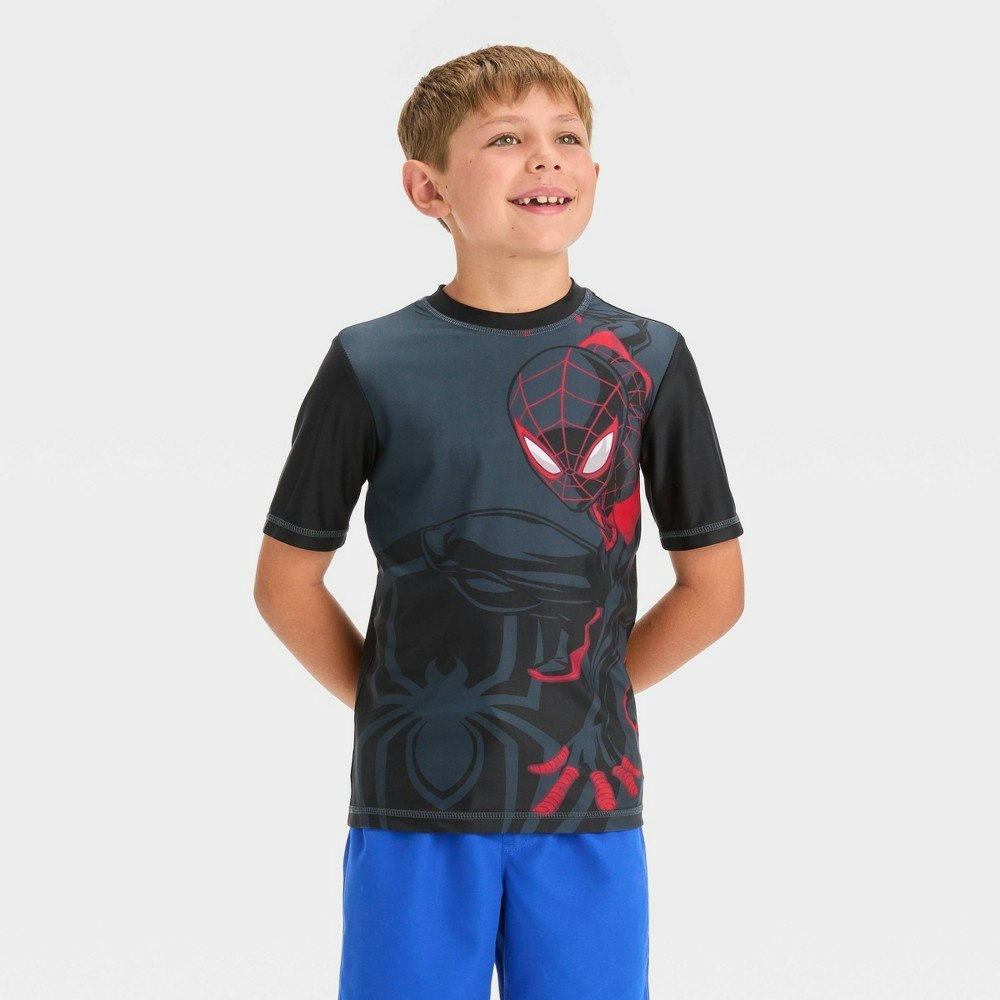Boys' Spider-Man Rash Guard Top: $17