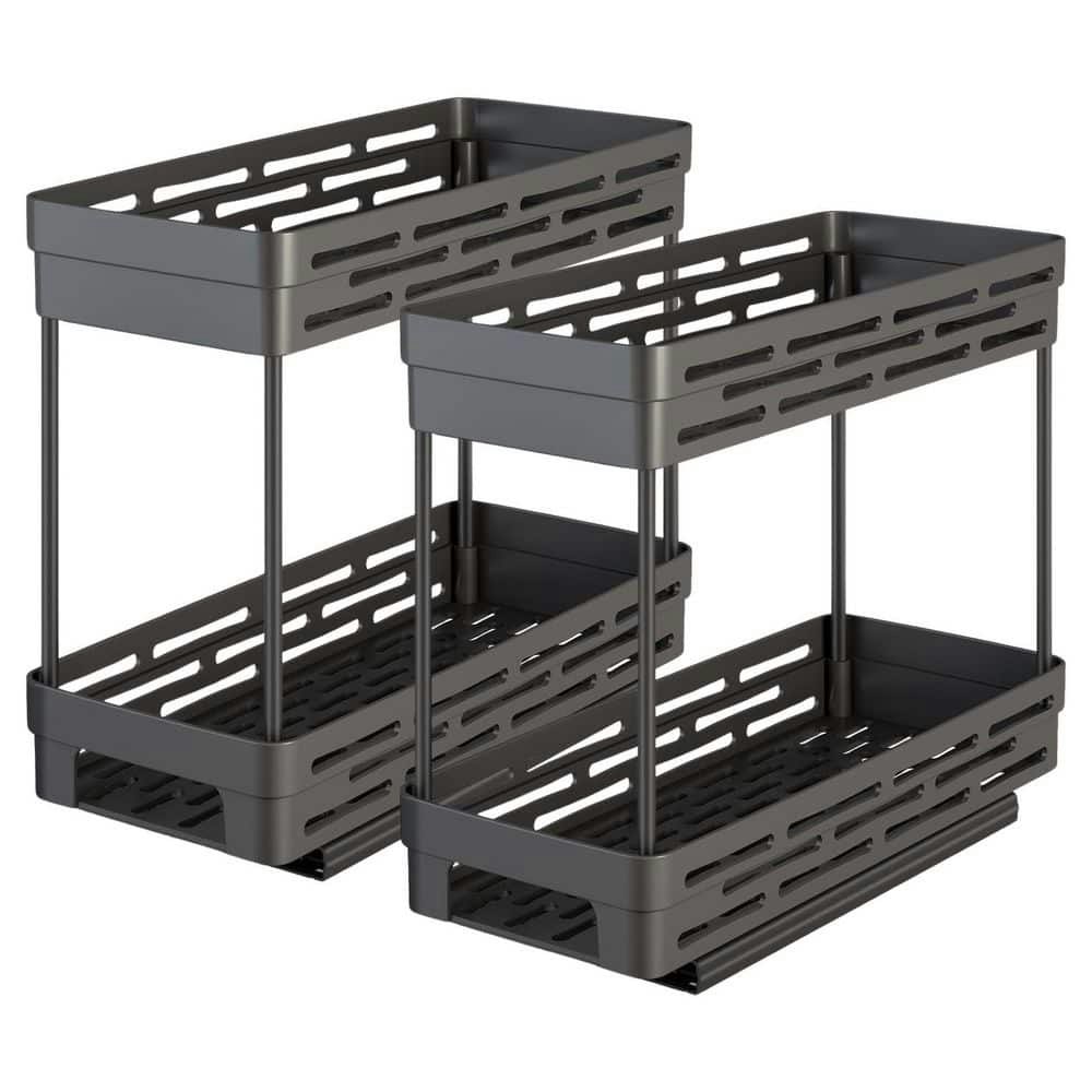 Pull-Out Cabinet Spice Rack Organizer 2-Pack: $59.59