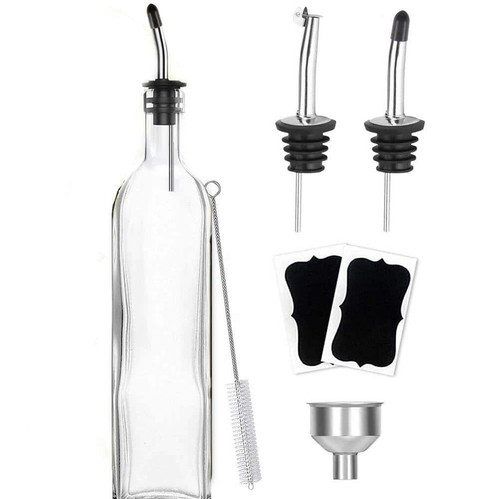 17-oz. Lead-Free Glass Olive Oil Dispenser Bottle: $24.47