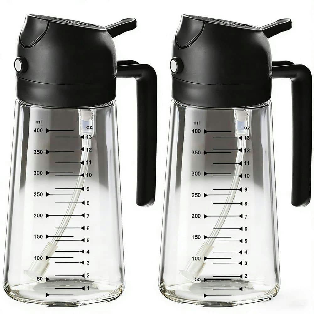 Glass Olive Oil Sprayer and Dispenser 2-Pack: $54.05