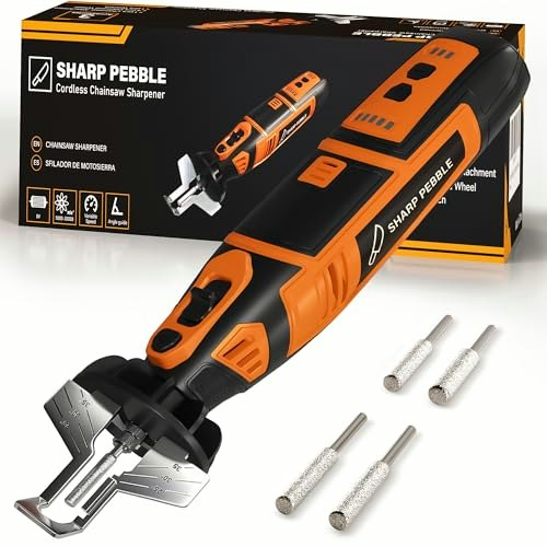 Sharp Pebble Electric Cordless Chainsaw Sharpener Kit: $50.99 Sharp Pebble Electric Cordless Chainsaw Sharpener Kit: $50.99
