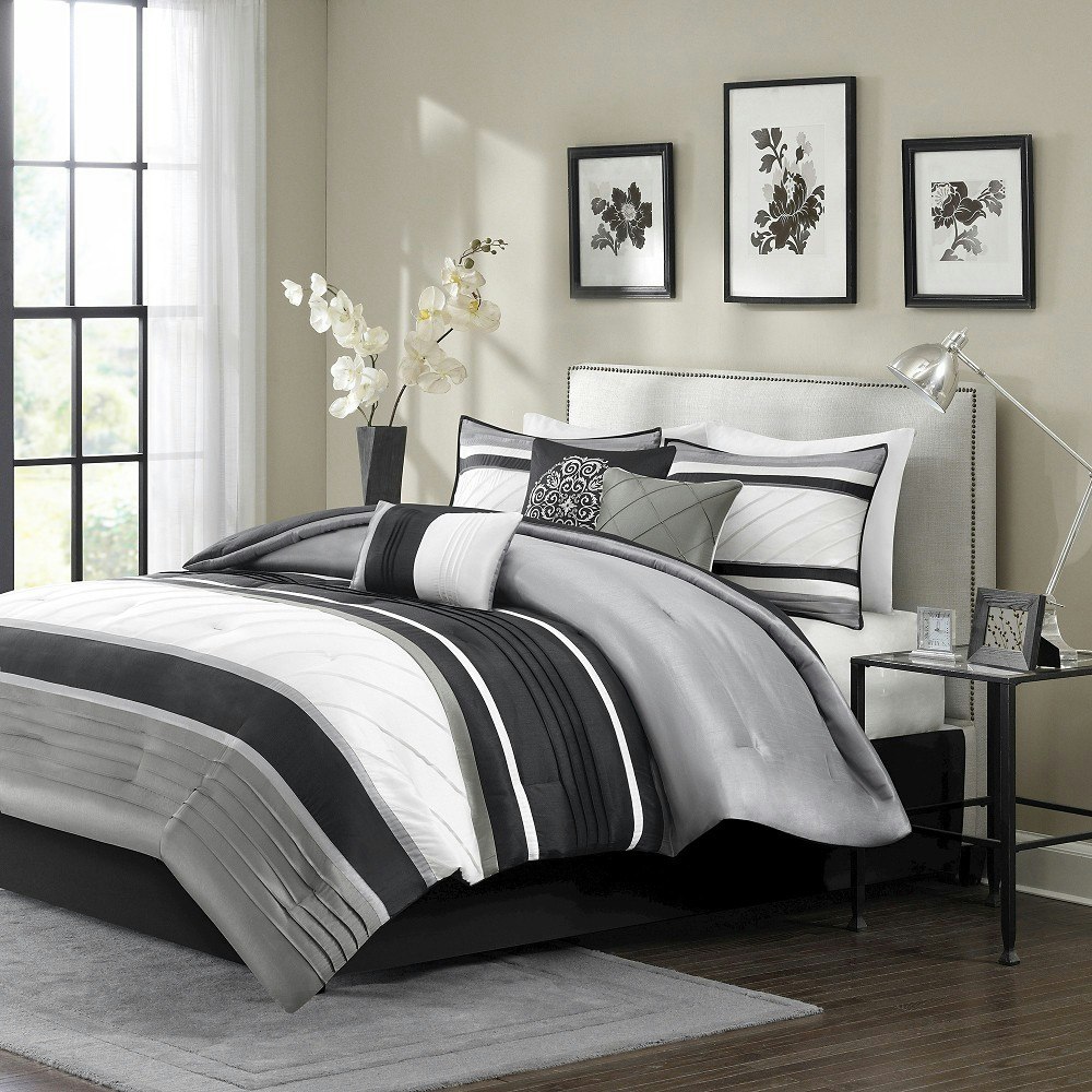 Madison Park Burnett 7-Piece Queen Comforter Set: $104.99 Madison Park Burnett 7-Piece Queen Comforter Set: $104.99