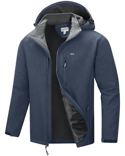 33,000ft Men's Hooded Softshell Fleece Jacket: $48.44 33,000ft Men's Hooded Softshell Fleece Jacket: $48.44